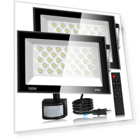 Outdoor Motion Sensor Floodlight — Outdoor Security & Flood Lighting, Trendy Japanese products