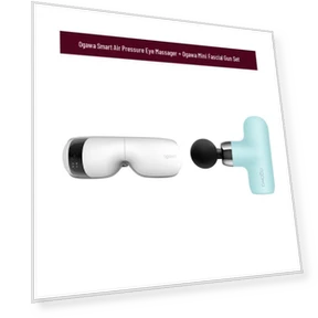 Smart Eye Massager and Mini Massage Gun Set — Back Relief Solutions, Ogawa