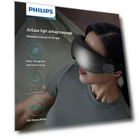 Smart Eye Massager with Heat and Air Compression — Rollers & Pens, Philips