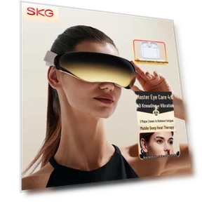 Smart Eye Massager with Heat and Bluetooth — Pillows, SKG