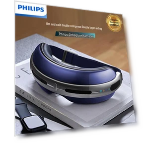 Smart Eye Massager with Heat, Ice and Bluetooth — Pillows, Philips