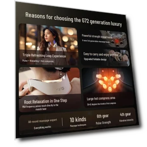 Smart Foldable Neck Massager — Back Relief Solutions, SKG