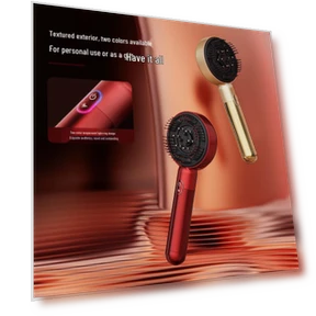 Smart Hair and Scalp Massager Comb with EMS Red Light — Foot Care Solutions, Philips