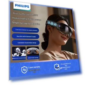 Smart Heated Eye Massager — Rollers & Pens, Philips