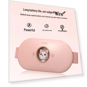 Smart Menstrual Relief Heating Pad and Massager — Thermal Comfort Solutions, MINISO