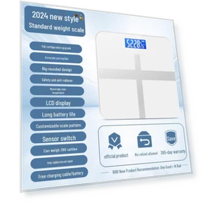 Smart Rechargeable Body Fat Scale — Weight Management Tools, Small Appliances