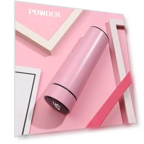 Smart Temperature Display Vacuum Insulated Coffee Cup — Beverage Warmers, TOP-MALL-001