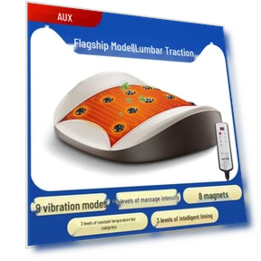 Smart Waist Massager with Heat and Vibration — Back Braces, AUX