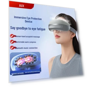 Smart Wireless Eye Massager with Steam and Vibration — Rollers & Pens, AUX