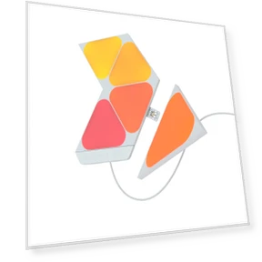 Starter Kit with 5 Mini Triangle Panels — Commercial Lighting Solutions, Nanoleaf