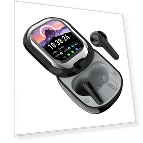 AI Translator Earbuds with LED Display — In-Ear Headphones, Aura Living