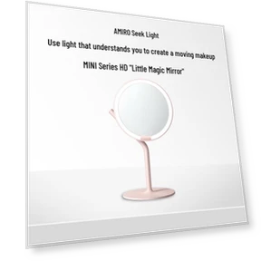 HD LED Smart Portable Makeup Mirror — Compact & Travel, AMIRO