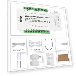 LED Stair Lighting Controller with PIR Sensor — Step Lights, CanvasHue