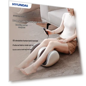 Leg and Foot Massager with Smart Timer — Back Relief Solutions, Hyundai
