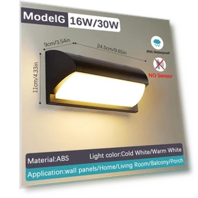 Motion Sensor Wall Light — Outdoor Security & Flood Lighting, Super shoes Mall