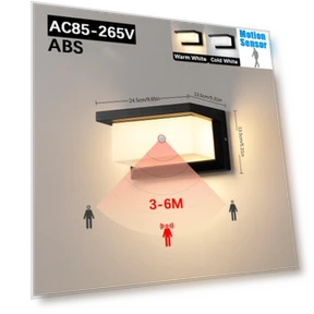 Motion Sensor Wall Light — Outdoor Security & Flood Lighting, Super shoes Mall