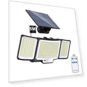 Outdoor Solar Motion Sensor Wall Lights — Outdoor Security & Flood Lighting, Lntelligent Living Hall