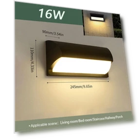 Outdoor Wall Light with Motion Sensor — Outdoor Wall Lighting, Super shoes Mall