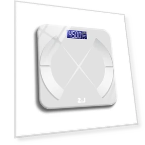 Smart Bluetooth USB Rechargeable Body Fat Scale — Body Composition Analysis, Zixiu