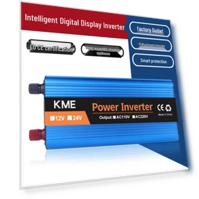 Smart Car Solar Inverter with Digital Display — Power Inverters, Premium Price