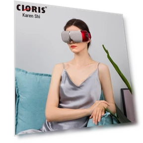 Smart Eye Massager with Heat and Airbag — Pillows, CLORIS