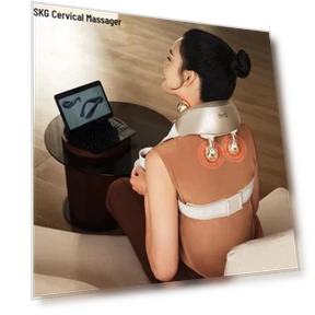 Smart Neck and Shoulder Massager with Heat — Back Relief Solutions, SKG