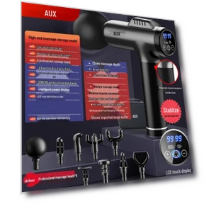 Smart Percussion Massage Gun — Back Relief Solutions, AUX