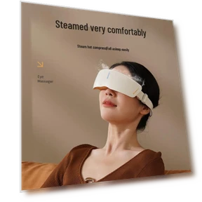 Smart Steam Eye Massager with Heat and Bluetooth — Rollers & Pens, Hezheng