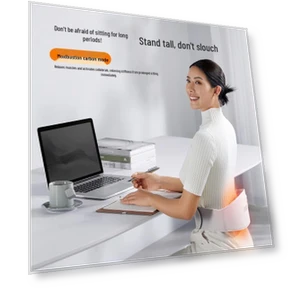 Smart Waist Massager with Red Light and Heat — Arm & Wrist Wearables, Breo