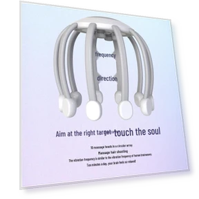 Smart Wireless Head Massager — Head Relaxation Tools, Hozheng