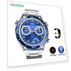 Smartwatch with ECG, PPG, Bluetooth Calling, Compass, and Motion Tracking — Smartwatches, Tiktop2