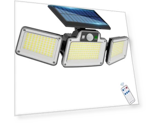 Solar Lights Outdoor with Motion Sensor — Outdoor Security & Flood Lighting, Lntelligent Living Hall