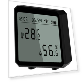 Temperature and Humidity Sensor with LCD Display — Home Climate Control, Super shoes Mall