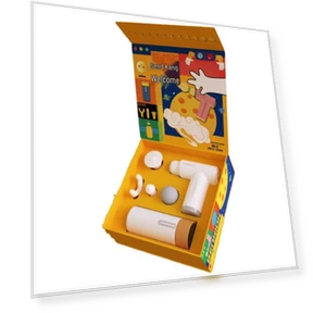 Wellness Gift Set with Fascia Gun and Smart Thermos Cup — Back Relief Solutions, Hezheng