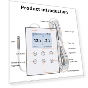 WiFi Thermometer Hygrometer with Remote Control and External Sensor — Home Climate Control, Super shoes Mall