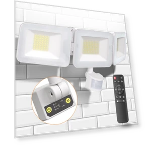 100W LED Sensor Light — Outdoor Security & Flood Lighting, MEIKEE