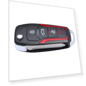 315 MHz 4-Button Auto Smart Remote Control Folding Key Fob — Keyless Entry, Car life