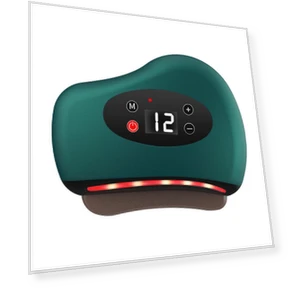 Electric Facial Scrubber and Muscle Toner with Heating and Meridian Grooves — Rollers & Pens, Bianstone