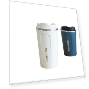 Insulated Coffee Mug with Smart Temperature Display and Flip Lid — Beverage Warmers, Value Vault