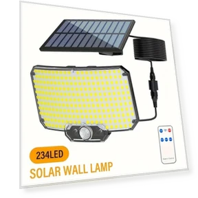LED Solar Security Light with Motion Sensor — Outdoor Security & Flood Lighting, Super shoes Mall