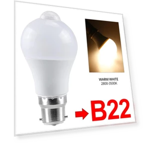Motion Sensor LED Light Bulb — Lighting Solutions, Cozy Cottage-Relax