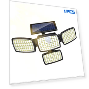 Outdoor Solar Security Light with Motion Sensor — Outdoor Security & Flood Lighting, Lntelligent Living Hall