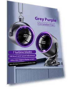 Rechargeable Desktop Cooling Fan with Smart Digital Display — Portable Cooling Solutions, Home Of Auto Parts