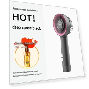 Scalp Massager with Red Light Therapy — Head Relaxation Tools, Breo