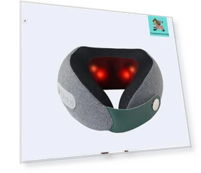 Smart 3D Kneading U-shaped Massage Pillow with Heat — Neck Support, JDST online