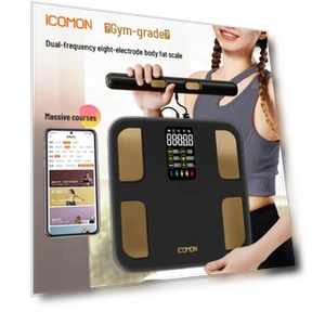 Smart 8-Electrode Body Fat Scale — Body Composition Analysis, ICOMON