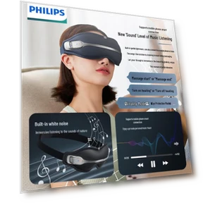 Smart Eye Massager with Heat and Bluetooth — Rollers & Pens, Philips