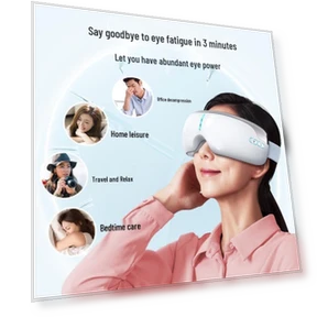 Smart Eye Massager with Heat and Bluetooth — Pillows, Konka