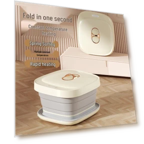 Smart Folding Heated Foot Spa Massager — Foot Baths & Spas, Meishida