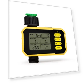 Smart Garden Water Timer with Solar Charging and Rain Sensor — Controllers, Super shoes Mall